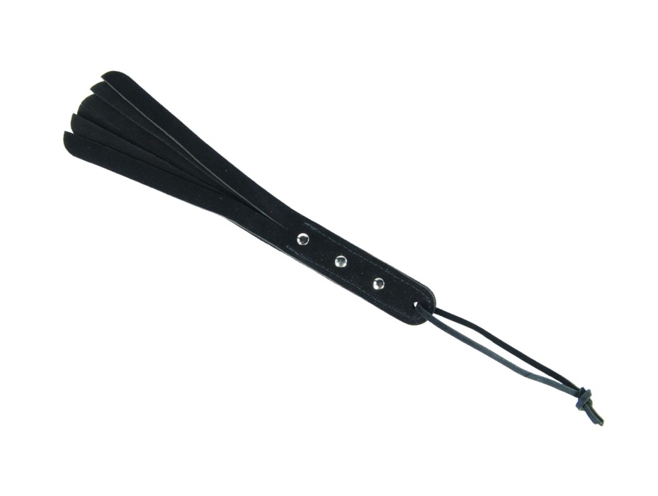 schwarze Velourpeitsche schwarze Velourpeitsche