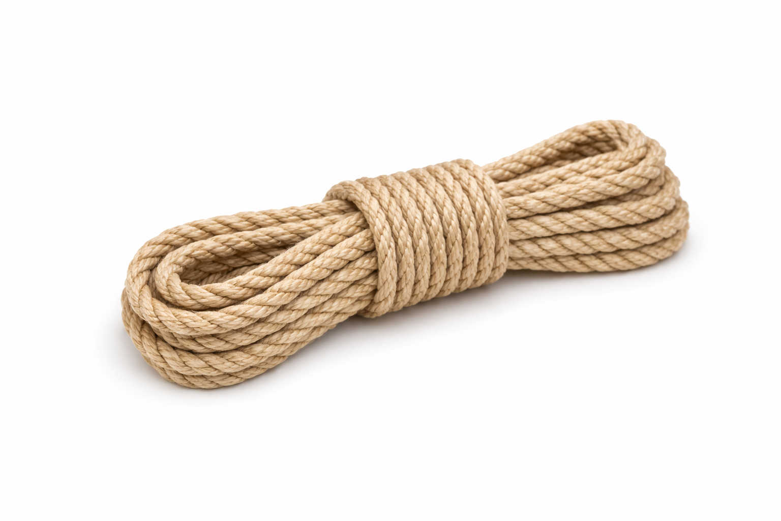 gedrehtes Polypropylenseil hanffarben 6 mm