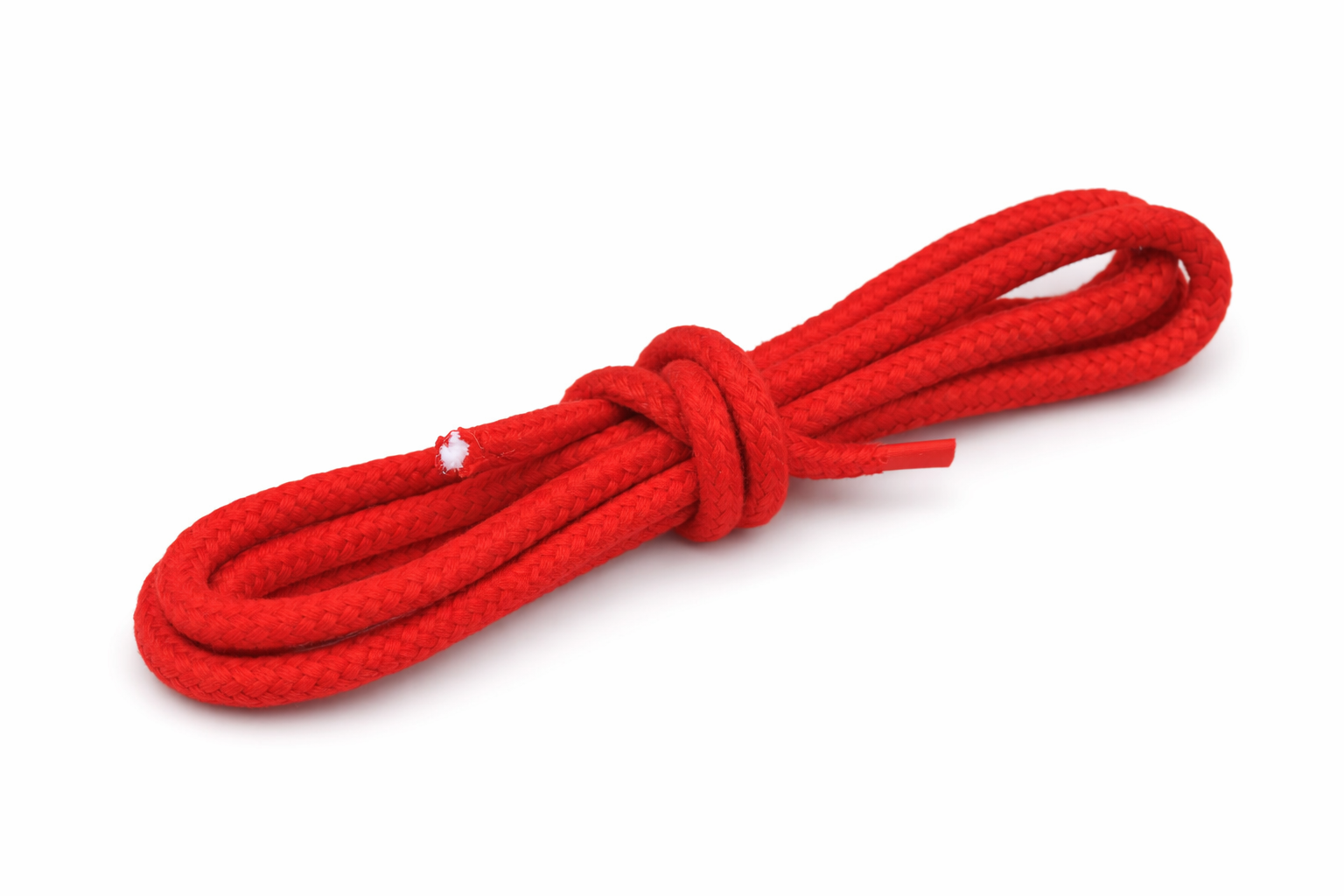 geflochtenes Baumwollseil mit Seele, 6 mm, rot