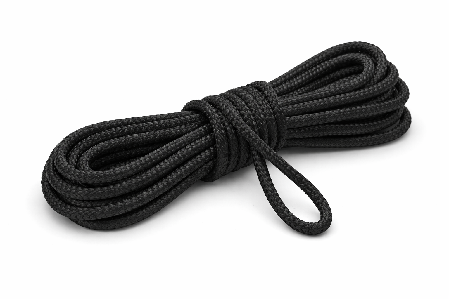 geflochtenes Polypropylen-Seil, 8 mm, schwarz