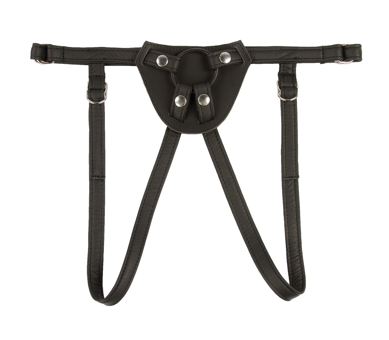 Dildo-Harness Strap on, Bauchplatte innen weich gepolstert bis Größe XXL