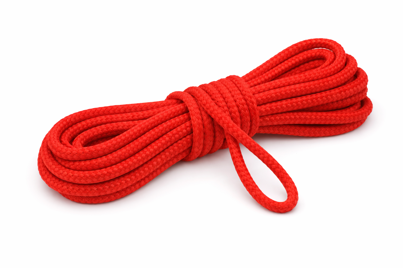 geflochtenes Polypropylen-Seil, 8 mm, rot