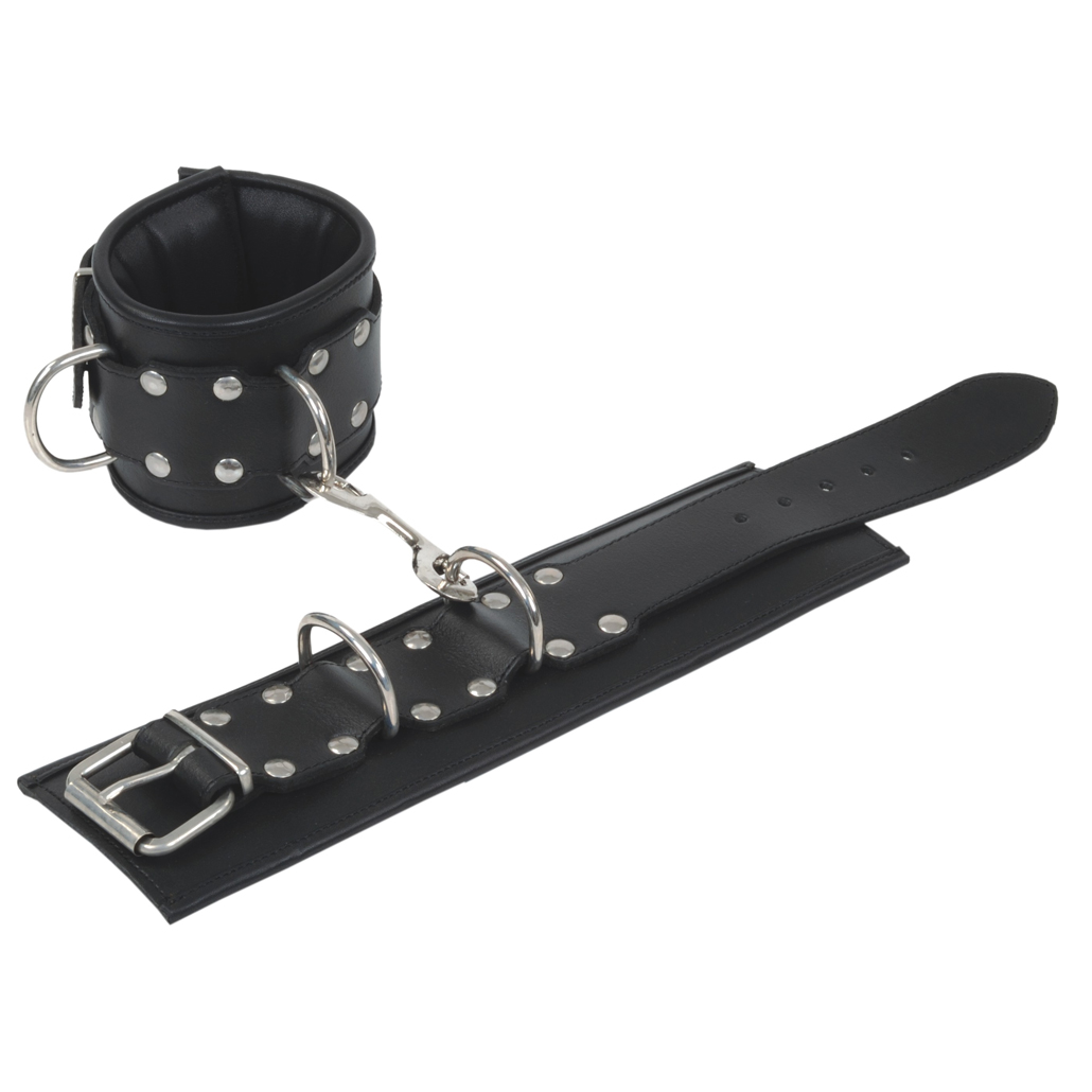 gepolsterte Fußfesseln, mit 2 D-Ringen