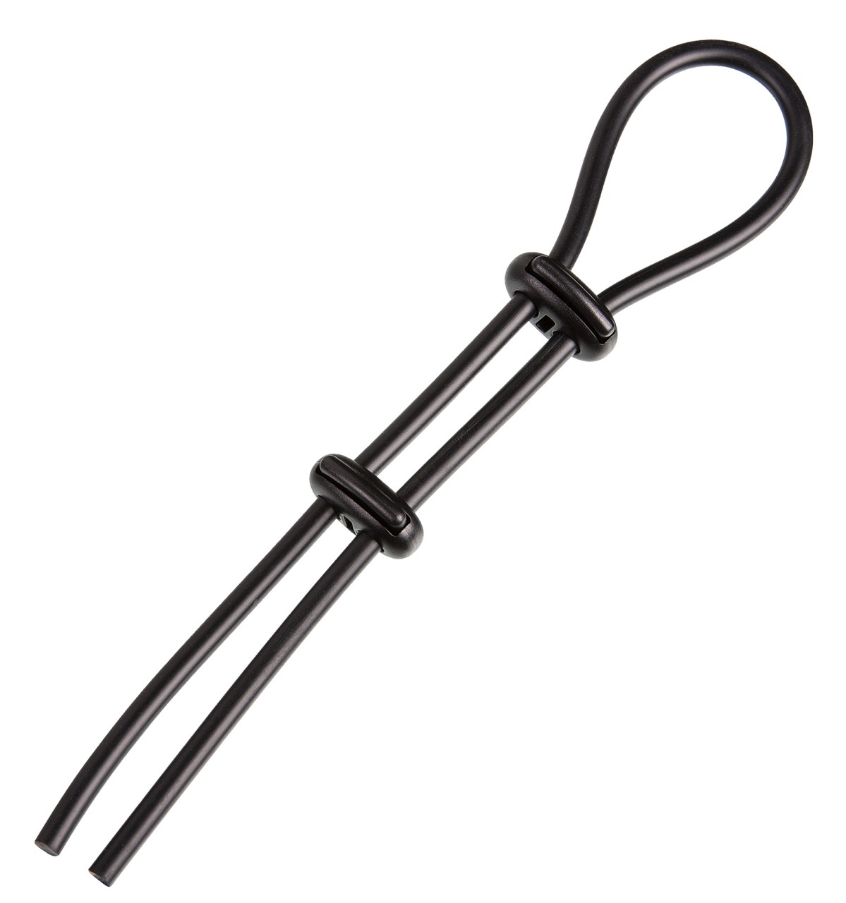 Penis- und Hodenring stufenlos verstellbar Elastischer Penis- und Hodenring mit stufenlos verstellbaren Reglern